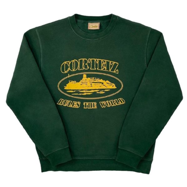 Corteiz Alcatraz Sweatshirt Forest Green